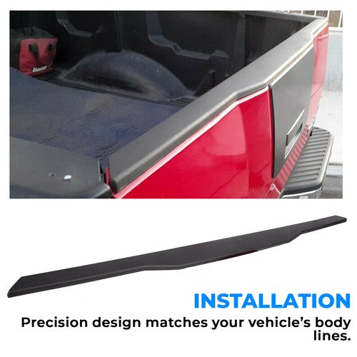 Rear Tailgate Cap Top Spoiler Cover Trim for 2004-2012 Nissan Titan