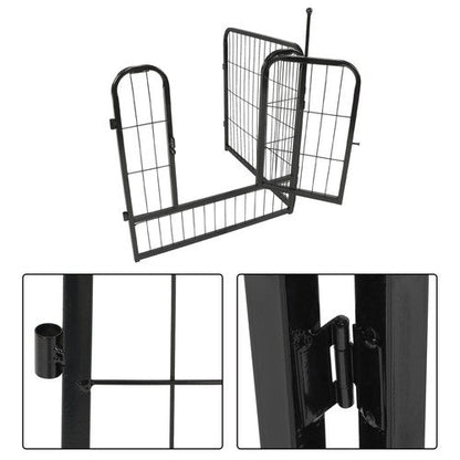 24 Panels 24x24 inch Dog Playpen Crate Fence Pet PlayPen Exercise Cage