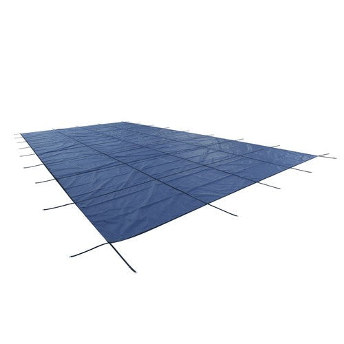 Inground Pool Safety Cover 20' × 40' Rectangle Safety Pool Covers Blue Mesh