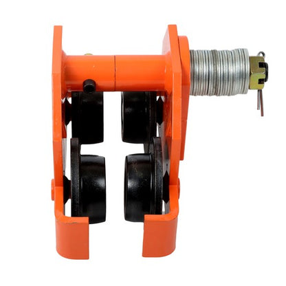 Push Beam Trolley Manual Trolley 2200 lbs/1 Ton Load 2.5"-8" Adjustable