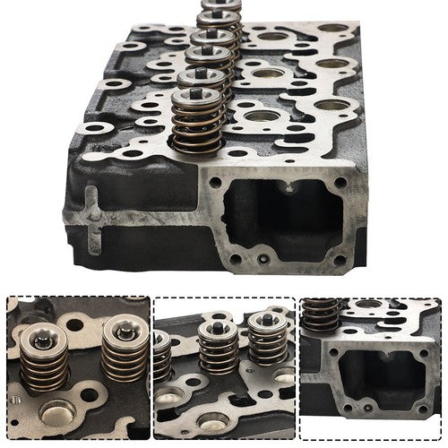 For Kubota D1703 Engine Bobcat 238 325 328 Excavator Cylinder Head + Full Gasket