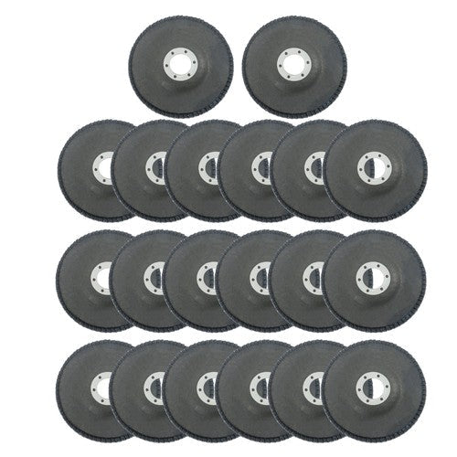 20 Pcs 4.5" x 7/8" 80 Grit Flap Discs Grinding Wheels T29 for Angle Grinder