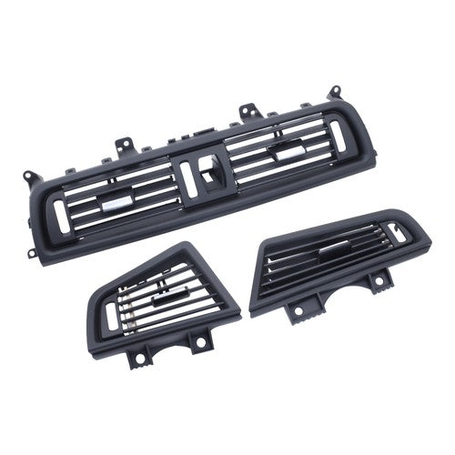 3X Front Air Grille Center Dash AC Vent Set For BMW F10 F11 520i 528i 550i 535i