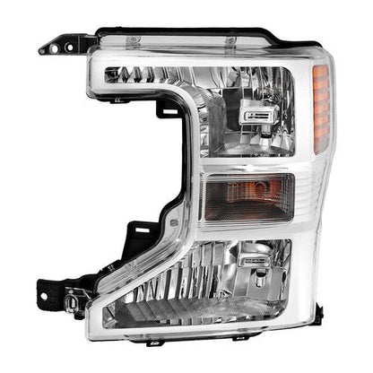 1PCS LH Headlight Assembly Fit For Ford F250 F350 F450 2020-2022 Halogen Chrome