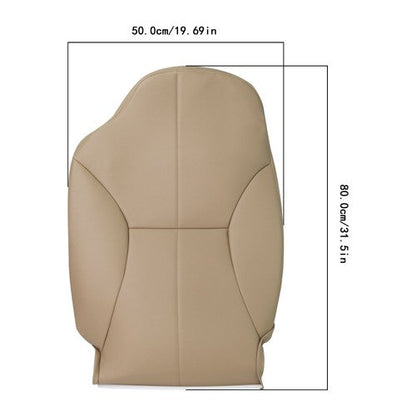 Leather For Dodge Ram 1500 2500 3500 SLT 1998-02 Front Driver Top Seat Cover Tan