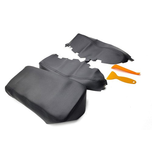 Door Panel Center Console Lid Armrest Cover Black for Toyota Avalon 2013 2018