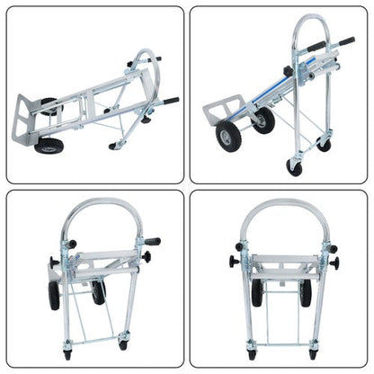 1000 LBS Capacity 3 in 1 Convertible Hand Truck for Warehouses & Factories
