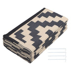 8x10 ft Waterproof Outdoor Rug Outdoor Indoor RV Mat Carpet For Patio Backyard