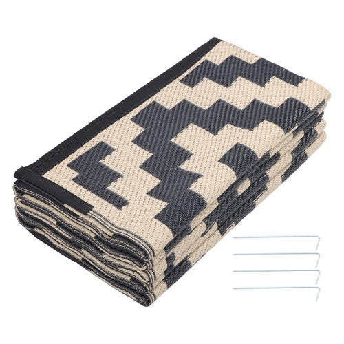 8x10 ft Waterproof Outdoor Rug Outdoor Indoor RV Mat Carpet For Patio Backyard