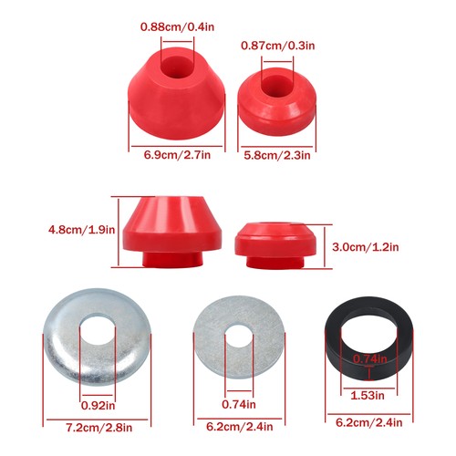 Fit For Bronco Ranger F150 F250 Front Suspension Radius Arm Bushing Kit