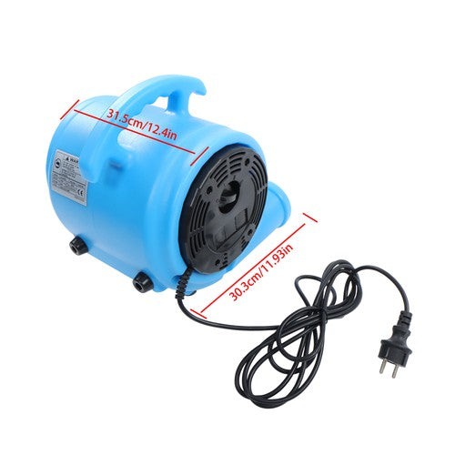 Air Mover Carpet Dryer 3 Speed 1/2 HP Industrial Floor Blower Carpet Drying Fan