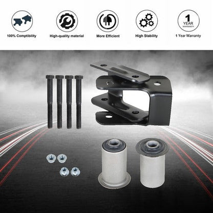 Rear Leaf Spring Shackle Kit LH & RH For Chevy S10 For Blazer/GMC Sonoma 94-05