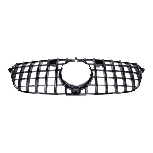 Glossy Black Grille For Mercedes Benz W166/C292 2016-2019 GLE350 W/camera hole