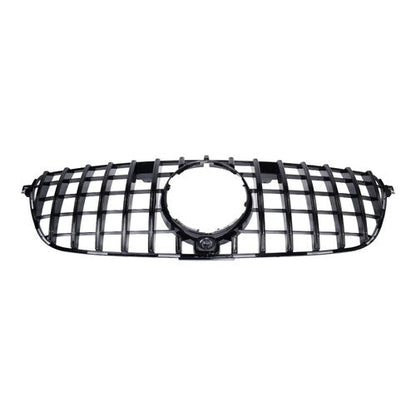 Glossy Black Grille For Mercedes Benz W166/C292 2016-2019 GLE350 W/camera hole