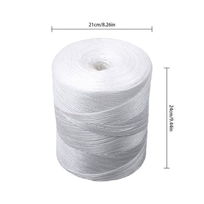 1 ply x 6300 ft, 156 lb. Tensile Strength, White Polypropylene Tying Twine