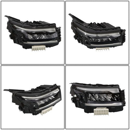 Clear Full LED Passenger Black For Nissan Frontier 2022-2024 Headlight Headlamp