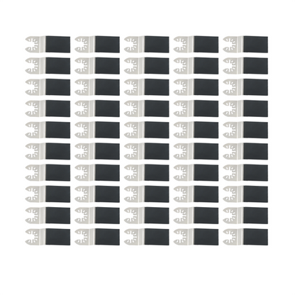 A Universal Set Of 50-Piecebi-Metal Bimetallic Vibrating Saw Blades Multitool