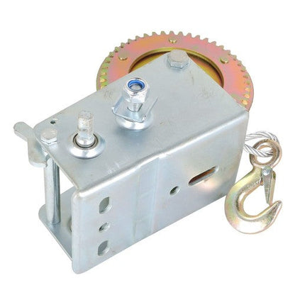 New 3500 lbs Hand Winch With Cable For Trailer Winch Durable Hand Crank Winch