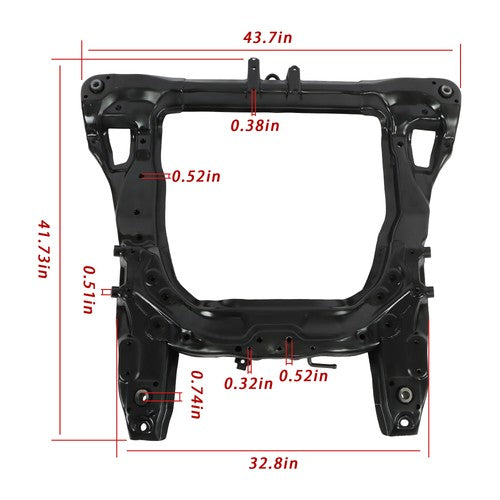 For Honda Accord 15-17 L4 2.4L Front Subframe Crossmember Engine Cradle 47759884