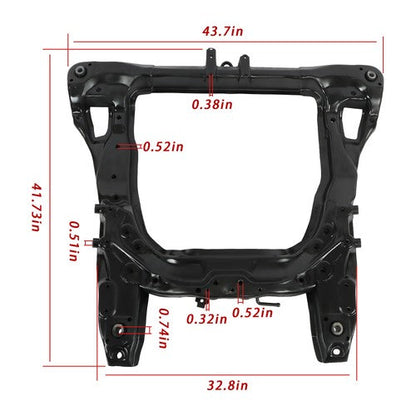 For Honda Accord 15-17 L4 2.4L Front Subframe Crossmember Engine Cradle 47759884