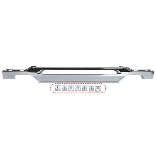 Front Bumper Lower Molding Trim Valance Chrome for Ford F 150 XL XLT 2024 2025