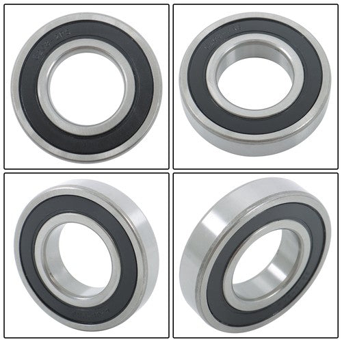 4Pcs 6208-2RS Bearings 40×80×18mm Double Rubber Seals Deep Groove Ball Bearing