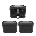 Motorcycle 36L Side Case Hard Saddlebag Aluminum & 45L Top Case Tail Box Luggage