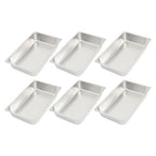 4 Inch Deep Restaurant Steam Table Pans 6 Pack Full Size Without Lid