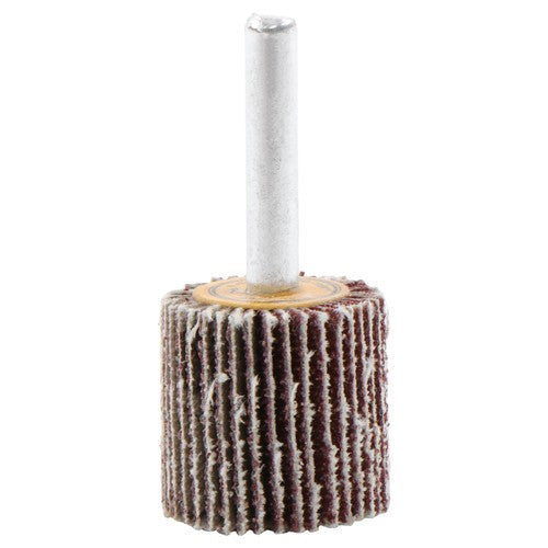 1" x 1" x 1/4" Aluminum Oxide Shank Mounted Flap Wheels 80 Grit - 50 Pack