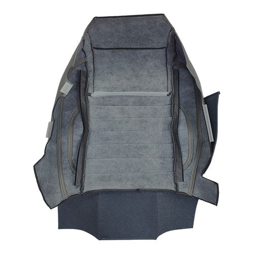 Left Driver Bottom Leather Seat Cover Gray for 2010 2014 for Ford Mustang GT