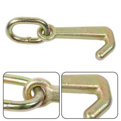 5/16 Inch Mini J Hook G70 5400 lbs Working Load Limit with Link Pack of 2