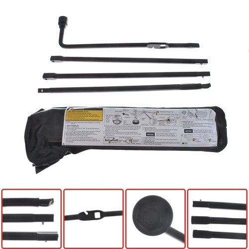 Lug Wrench Jack Spare Tire Tool Set Fit For 1999-2010-2015 Sierra Silverado