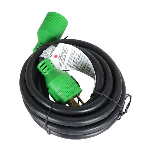 3 Prong 30A 15FT Generator Extension Cord 125V NEMA L5-30P/R Twist Lock