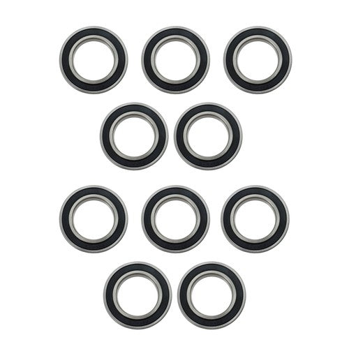 6009-2RS Deep Groove Ball Bearings 10pcs 45mm Inner Dia 75mm OD 16mm Bore Sealed
