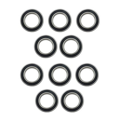 6009-2RS Deep Groove Ball Bearings 10pcs 45mm Inner Dia 75mm OD 16mm Bore Sealed