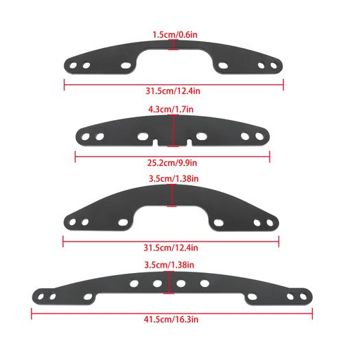 New ATV Front Widening Kit Fit For Honda TRX250X 2009 2010 2011 2012 2013 Black