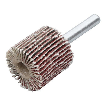 5 Pack 1" x 1" x 1/4" Shank Mounted Flap Wheels 80 Grit Aluminum Oxide