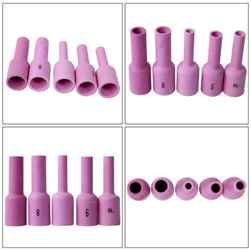 TIG Torch Gas Lens Collet Body Kit 67pcs for DB SR WP17 18 TIG Welding Torch