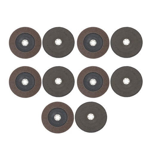 10 Pack Flap Disc 40 Grit 7" x 7/8" Type #29 Angle Grinder Grinding Wheel