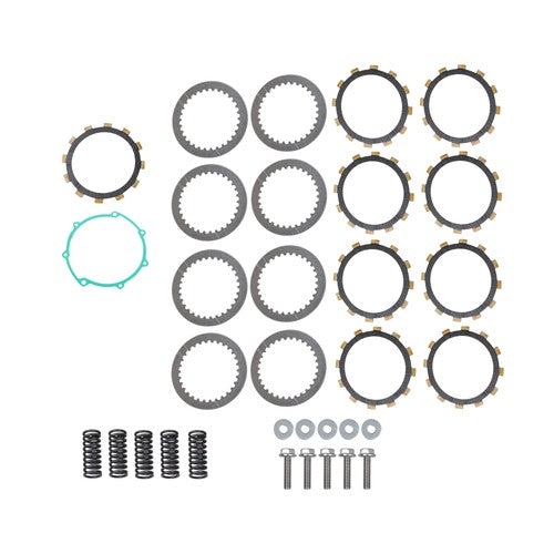 For Yamaha WR250F YZ250F Clutch Friction w/ Steel Plates Spring Gasket Kit 01-13