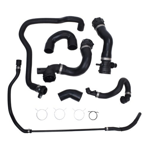 7 Hoses Radiator Coolant Water Hose Pipe Kit Fit For 07-11 BMW E90 128i 328i N51