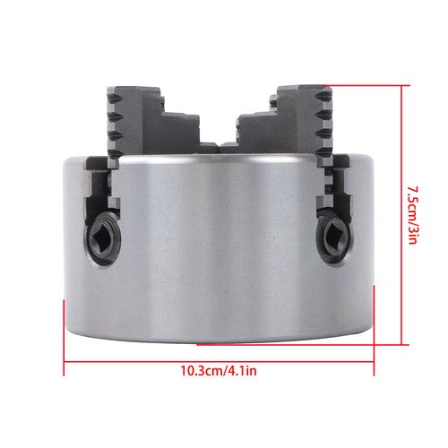 K72-100 4Inch 4-Jaw Metal Lathe Chuck Independent Reversible Jaws Key Handle New