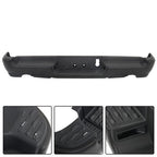 Rear Bumper w/ Vent w/o Sensor Holes Black Metal Suitable For RAM 1500 2019-2022