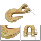 10 Pack 5/16 Inch G70 Clevis Grab Hooks Chain Hooks - 5400lbs Working Load Limit