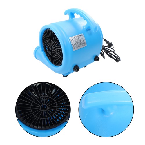 Air Mover Carpet Dryer 3 Speed 1/2 HP Industrial Floor Blower Carpet Drying Fan