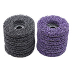 Diamond Grinding Wheel Discs Set (6 Black, 6 Purple) 12 Pack: 4-1/2" x 7/8"