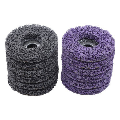 Diamond Grinding Wheel Discs Set (6 Black, 6 Purple) 12 Pack: 4-1/2" x 7/8"