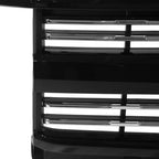 Fits Silverado 2500 HD 3500 HD 2015-2019 Front Upper Grille Hood Black Painted