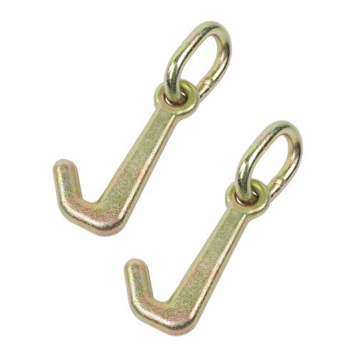 5/16 Inch Mini J Hook G70 5400 lbs Working Load Limit with Link Pack of 2