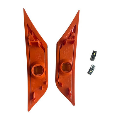 Front Fender Side Marker Light Set RH LH with LED Bulbs for HONDA CIVIC 16 21